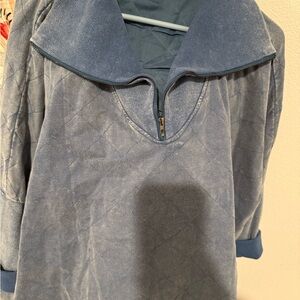 BiBi Blue Cowl Neck Women's Sweater